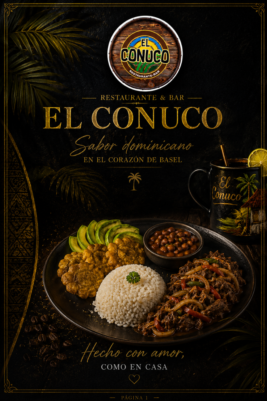 El Conuco Speisekarte — Seite 1